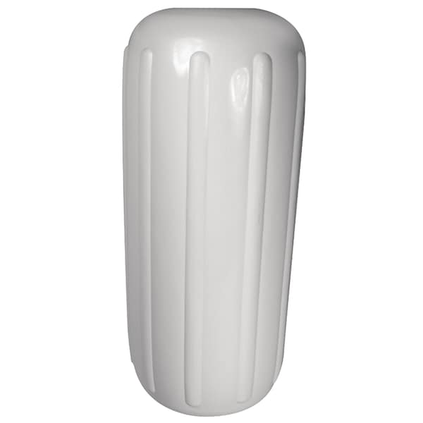 Seachoice Center Hole Ribbed Fender, White, 8" x 20" 79121 - main